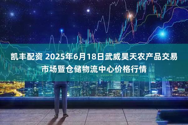 凯丰配资 2025年6月18日武威昊天农产品交易市场暨仓储物流中心价格行情